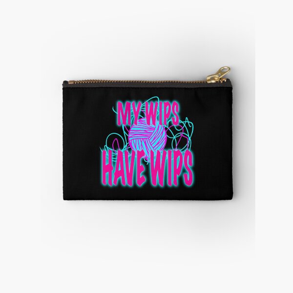 Item preview, My WIPs Have WIPs – Funny Knitting Chaos Shirt, Neon Yarn Ball Crochet Tee designed and sold by ArtyWares.