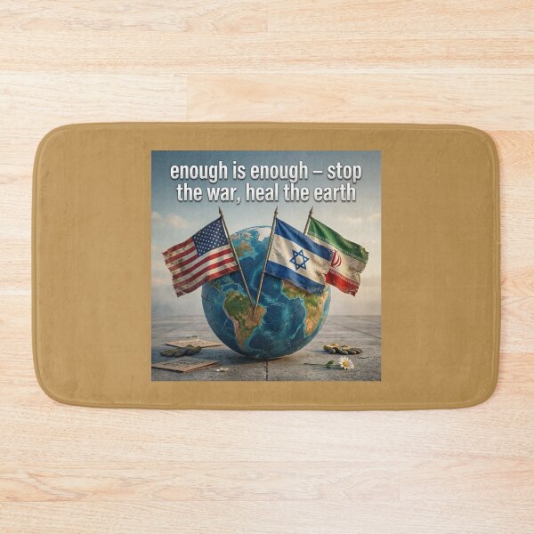 Item preview,  Enough Is Enough – Stop the War, Heal the Earth   designed and sold by PaintMeWorld.