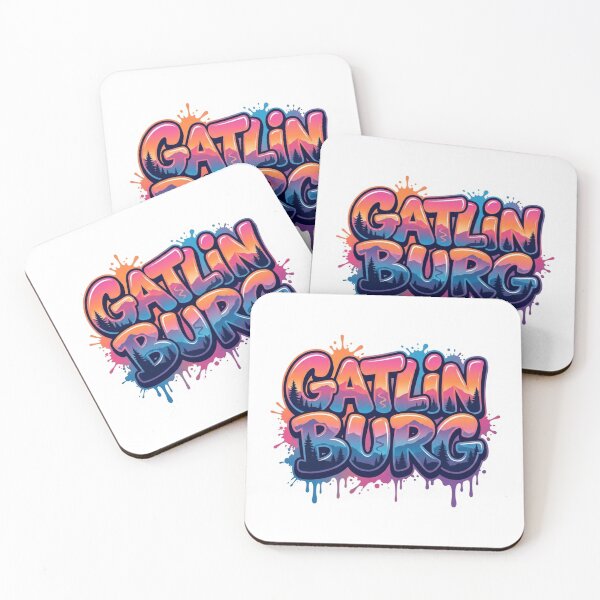 Item preview, Gatlinburg Skyline Graffiti Sticker designed and sold by Imaginarium of Chaos falcon88 .