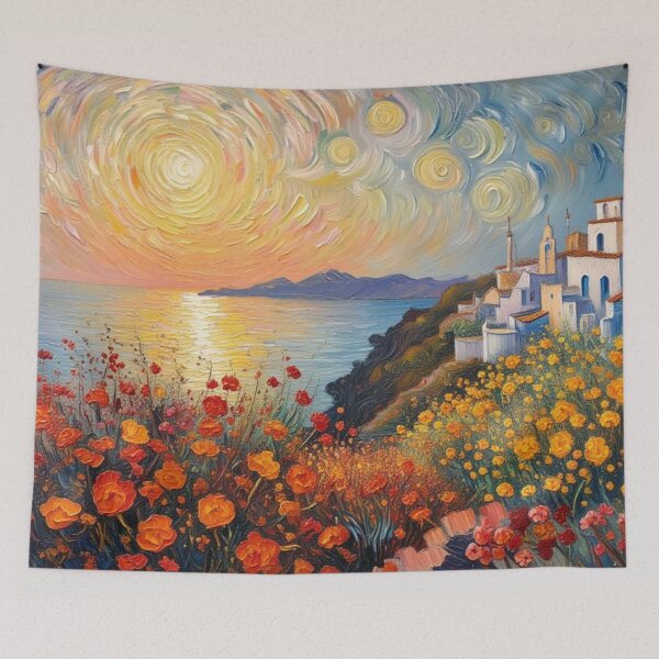 Item preview, Coastal village designed and sold by sid1802.