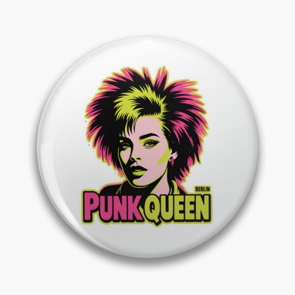 Item preview, Punk Queen Berlin Pop Art Sticker designed and sold by LukaRealm.