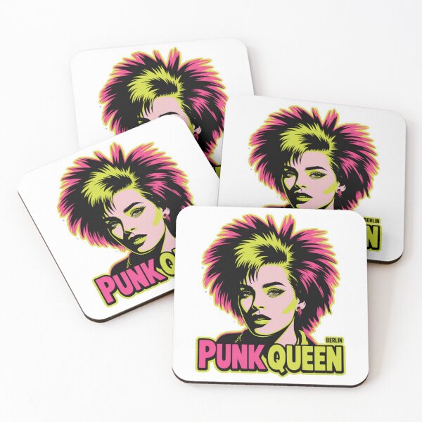 Item preview, Punk Queen Berlin Pop Art Sticker designed and sold by LukaRealm.