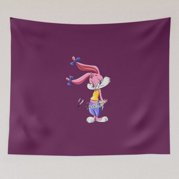 Item preview,  Stylized Pink Cartoon Bunny Girl Beautiful designed and sold by Creatby7030.