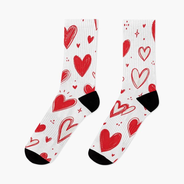 Item preview, Cute Red Hearts Pattern – Romantic Love Doodle Design designed and sold by Seculinator.