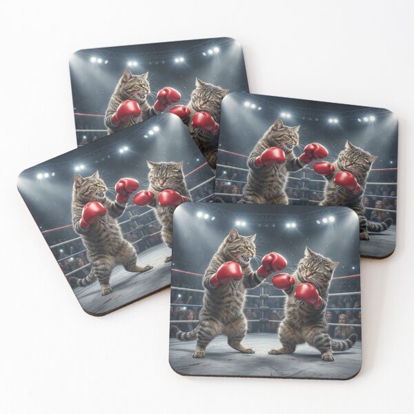 Item preview, Tabby Cats Put Their Dukes Up designed and sold by Tridentulus.