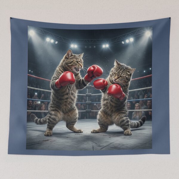 Item preview, Tabby Cats Put Their Dukes Up designed and sold by Tridentulus.