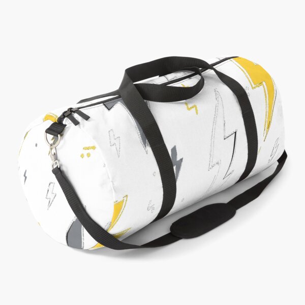 Item preview, Lightning Bolt Pattern – Bold Yellow White & Gray Thunder Design designed and sold by Seculinator.