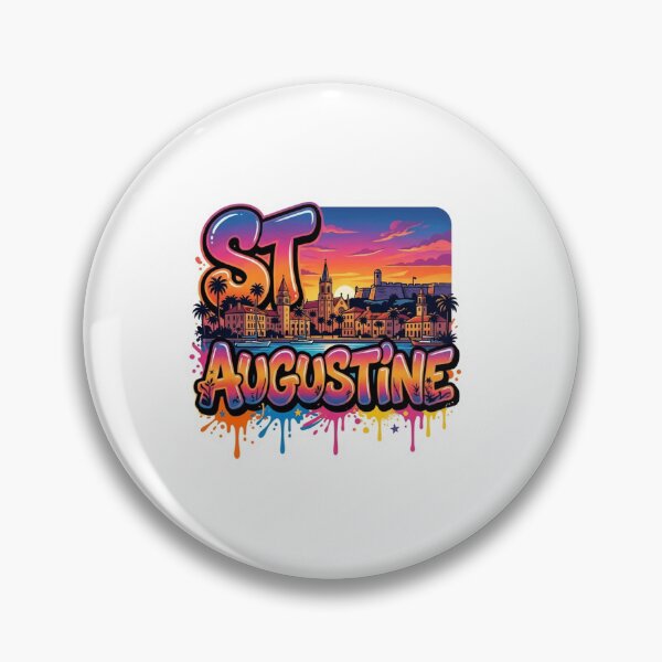 Item preview, St Augustine Historic Graffiti Sticker Souvenir Summer Edition designed and sold by Imaginarium of Chaos falcon88 .