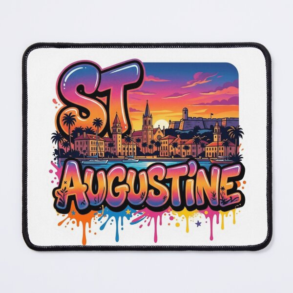 Item preview, St Augustine Historic Graffiti Sticker designed and sold by Imaginarium of Chaos falcon88 .