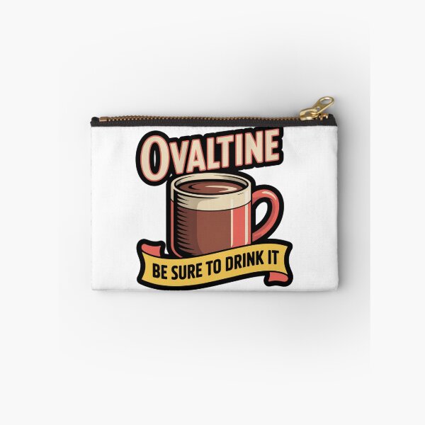 Item preview, Ovaltine Be Sure To Drink It Retro Sticker designed and sold by LukaRealm.