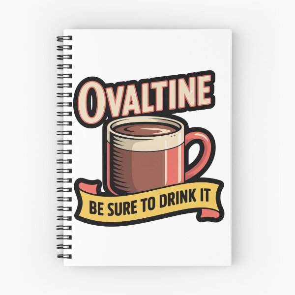 Item preview, Ovaltine Be Sure To Drink It Retro Sticker designed and sold by LukaRealm.