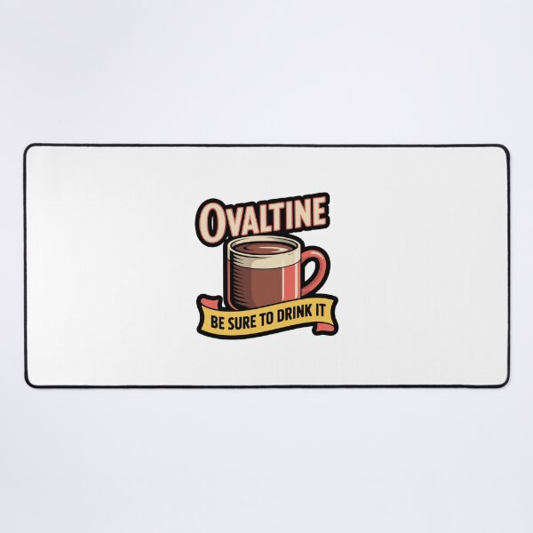 Item preview, Ovaltine Be Sure To Drink It Retro Sticker designed and sold by LukaRealm.