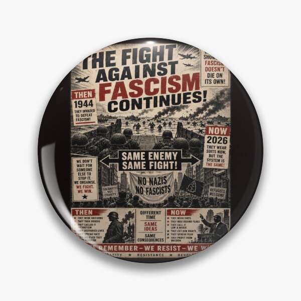 Item preview, Celebrate Antifa! Operation Overlord June 6th 1944 began its invasion of Normandy France during WWII. The fight continues to this day designed and sold by BlueLineLAX.