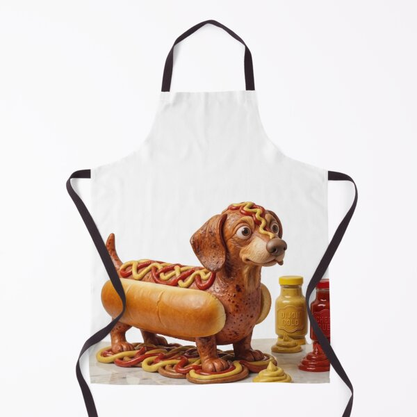 Item preview, Cute Dachshund Hot Dog Art - Funny Foodie Wiener Dog designed and sold by cats-dogs1.