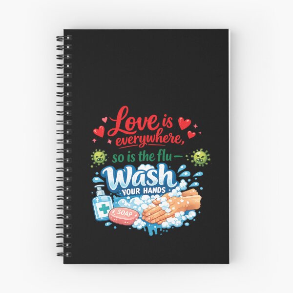 Item preview, Love Is Everywhere So Is The Flu Wash Your Hands Nurse Humor designed and sold by super-think.
