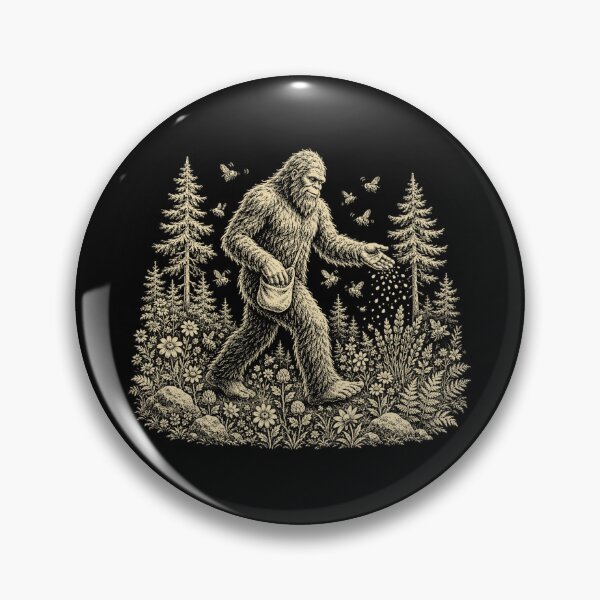 Item preview, Bigfoot Pollinator Wildflower Bee Vintage designed and sold by POD DYNASTY.