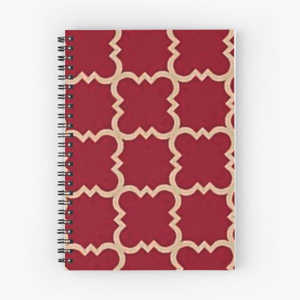 Item preview, Red and Cream Morrocan Tile Design designed and sold by ZedColors.