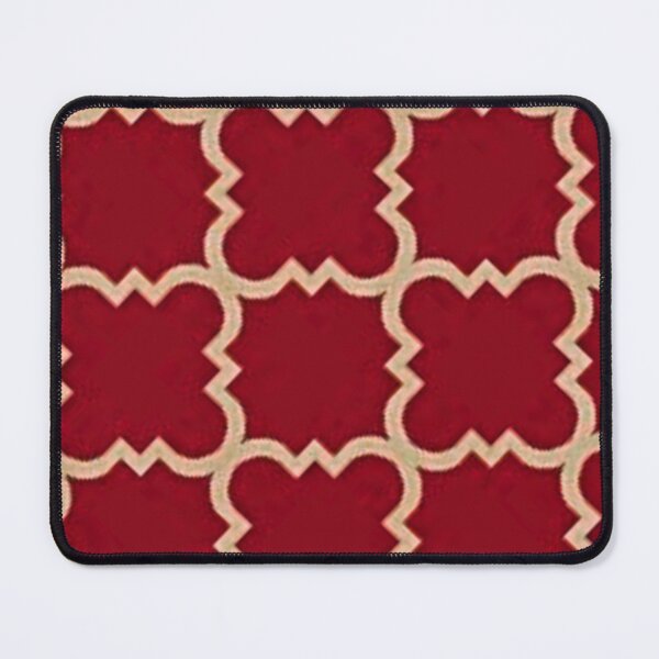 Item preview, Red and Cream Morrocan Tile Design designed and sold by ZedColors.
