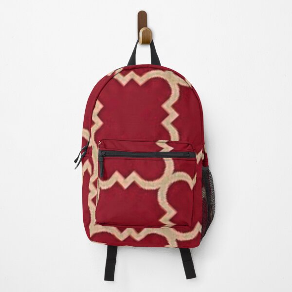 Item preview, Red and Cream Morrocan Tile Design designed and sold by ZedColors.