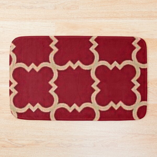 Item preview, Red and Cream Morrocan Tile Design designed and sold by ZedColors.