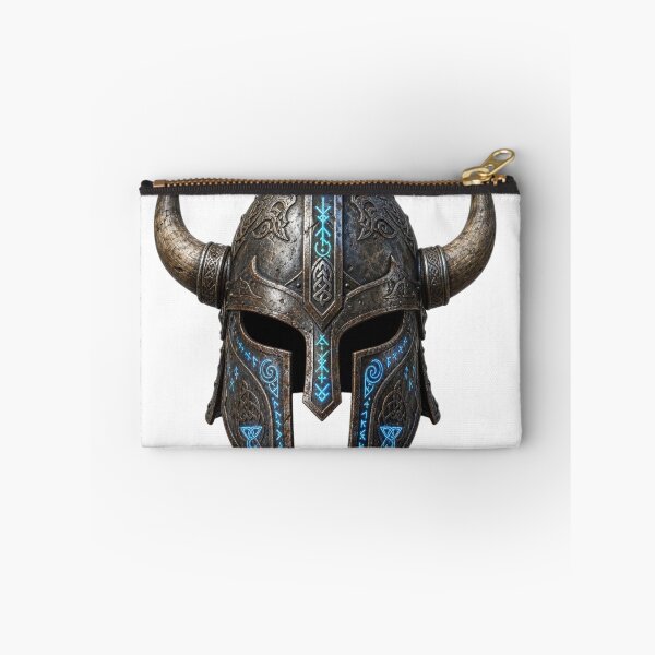 Item preview, • Viking Warrior Helmet with Blue Runes • Ancient Norse Viking Helmet Design designed and sold by DuomoDesign.