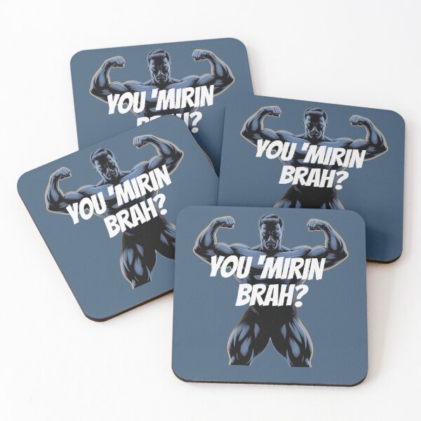 Item preview, You Mirin Brah Muscular Bodybuilder Gym Meme designed and sold by Flirt-Teez.
