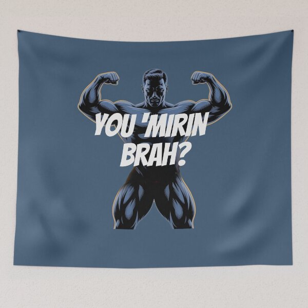 Item preview, You Mirin Brah Muscular Bodybuilder Gym Meme designed and sold by Flirt-Teez.