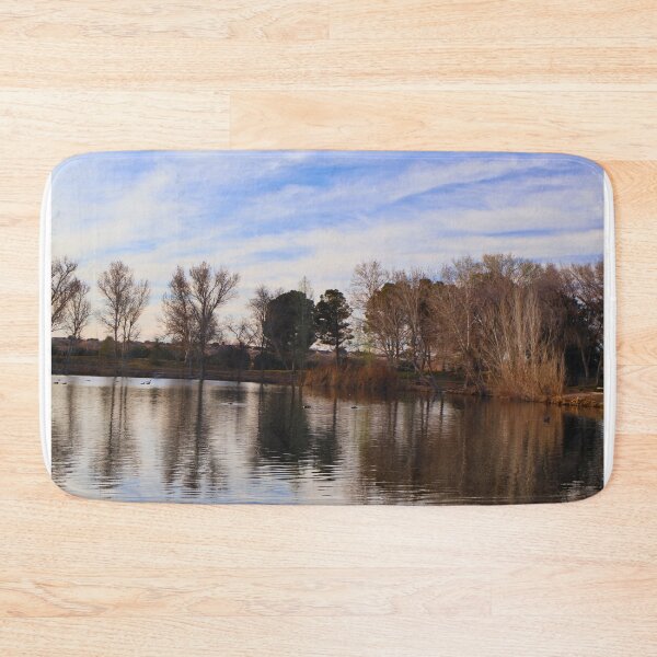 Item preview, Serene Lakeside with Winter Trees designed and sold by Phakade's Photos.