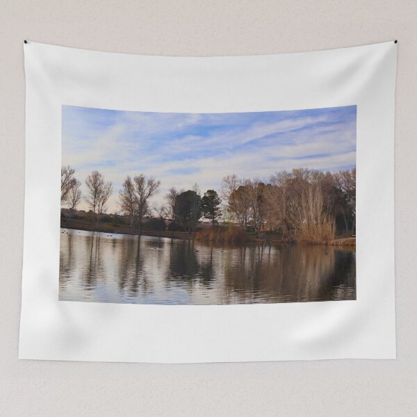 Item preview, Serene Lakeside with Winter Trees designed and sold by Phakade's Photos.