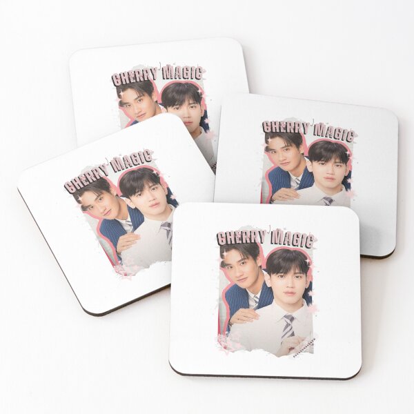 Item preview, Cherry Magic Modern Thai BL Drama Thailand Boys Love Aesthetic designed and sold by HELL0WBELLO.