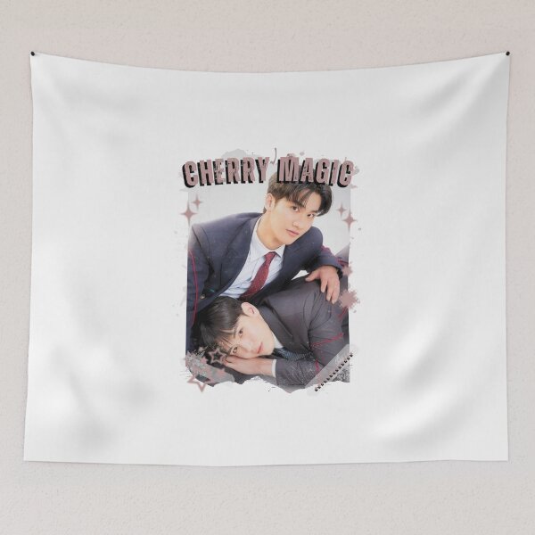 Item preview, Cherry Magic Modern Thai BL Drama Thailand Boys Love Aesthetic designed and sold by HELL0WBELLO.