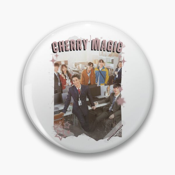 Item preview, Cherry Magic Modern Thai BL Drama Thailand Boys Love Aesthetic designed and sold by HELL0WBELLO.