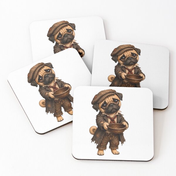 Item preview, Oliver Twist Pug – Literary Character Dog designed and sold by Caradestrella.