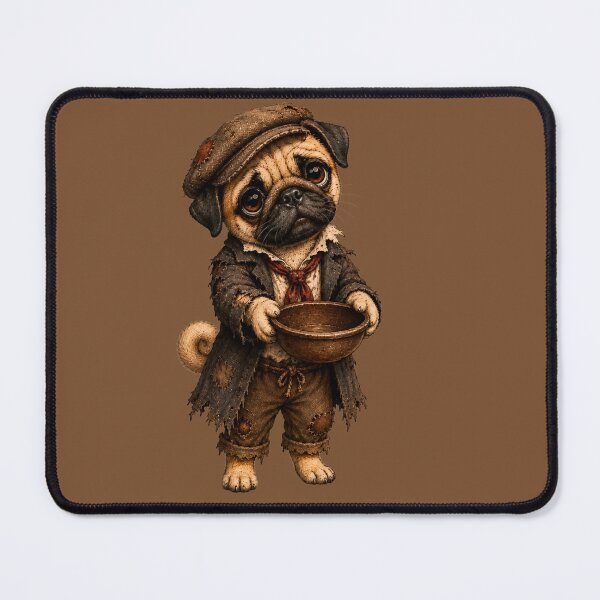 Item preview, Oliver Twist Pug – Literary Character Dog designed and sold by Caradestrella.