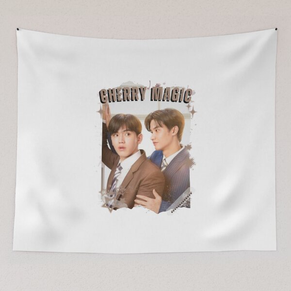 Item preview, Cherry Magic Modern Thai BL Drama Thailand Boys Love Aesthetic designed and sold by HELL0WBELLO.