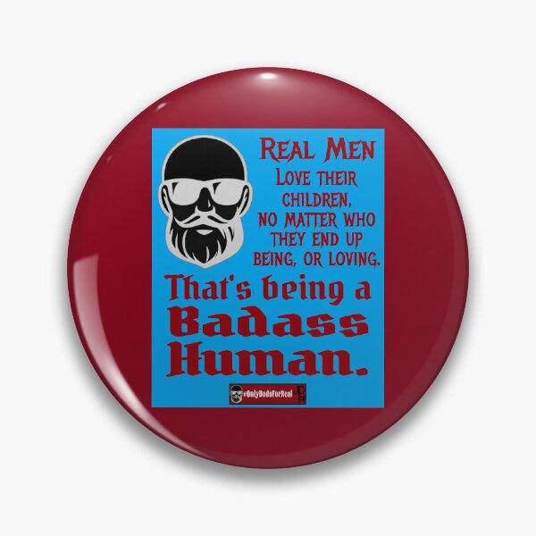 Item preview, Badass Human Love their Children (Blue) *More Colors Available in Collection designed and sold by OnlyDadsForReal.