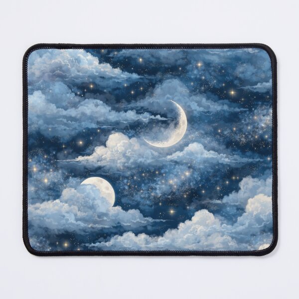 Item preview, Dreamy Moon and Stars Design designed and sold by NOVASTOCK117.