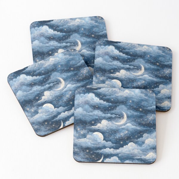 Item preview, Dreamy Moon and Stars Design designed and sold by NOVASTOCK117.