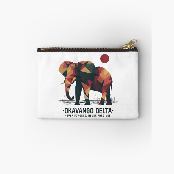 Item preview, Okavango Delta – Geometric Elephant Art Print | Africa Wildlife Safari Poster designed and sold by OzzFrequency.