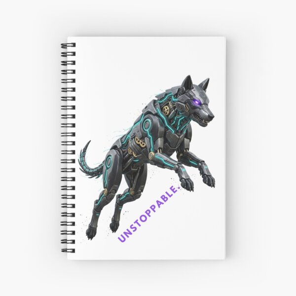 Item preview, Cyber Wolf Unstoppable: Futuristic Mecha Apex Predator designed and sold by CalmFrameArt.