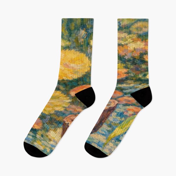 Item preview, Impressionist Pond: Water Lilies and Lotus Seed Pod designed and sold by Apex_Visuals.
