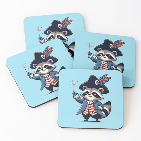 Item preview, Colonial Raccoon – Funny Patriotic Animal Design (250 Years of America) designed and sold by Dogandesighn.