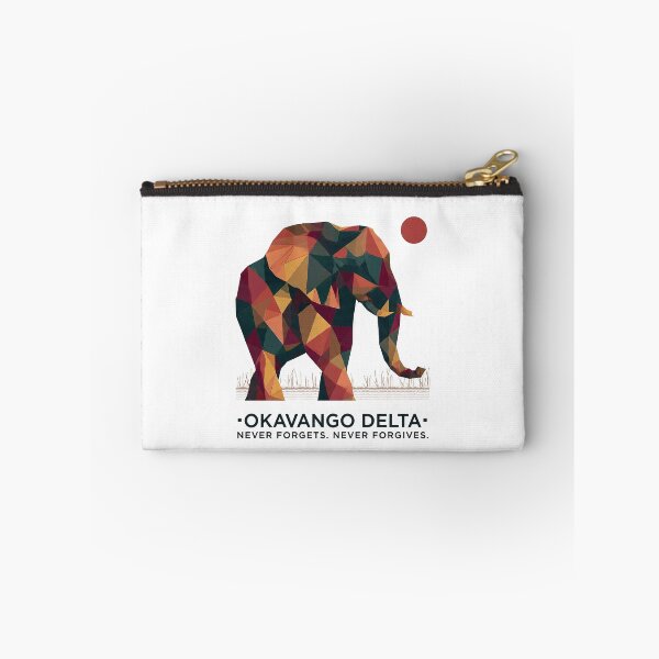 Item preview, Okavango Delta – Geometric Elephant Art Print | Africa Wildlife Safari Poster designed and sold by OzzFrequency.