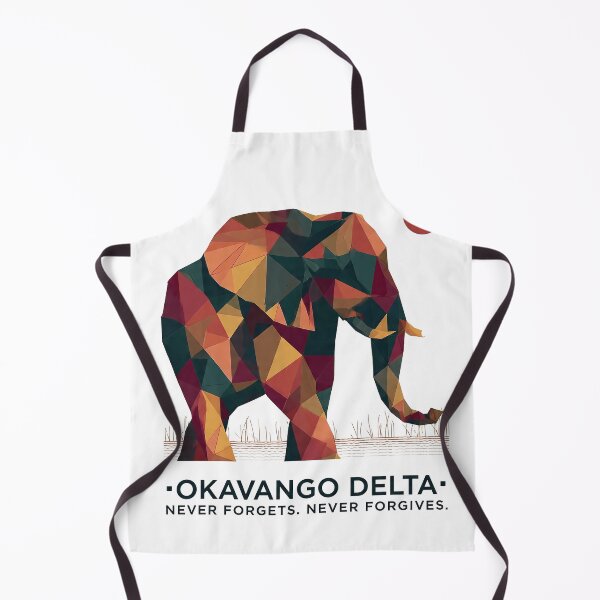 Item preview, Okavango Delta – Geometric Elephant Art Print | Africa Wildlife Safari Poster designed and sold by OzzFrequency.