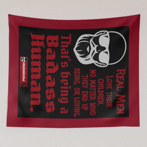 Item preview, Badass Human Love their Children (Black) *More Colors Available in Collection designed and sold by OnlyDadsForReal.