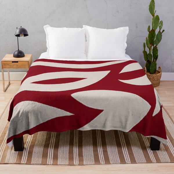 Item preview, Abstract Red and  white Pattern designed and sold by ZedColors.