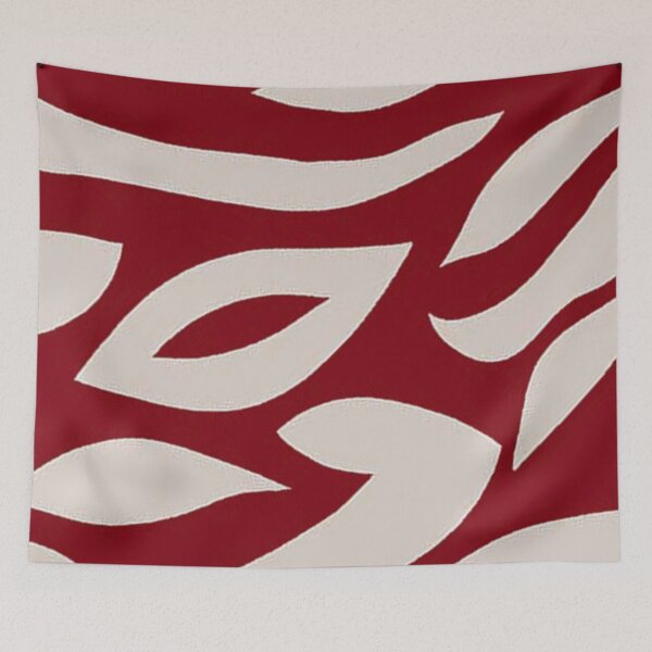 Item preview, Abstract Red and  white Pattern designed and sold by ZedColors.