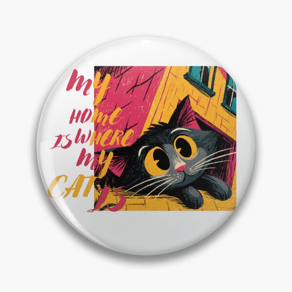 Item preview, My Home Is Where My Cat Is.  designed and sold by OutOfTheBubble.
