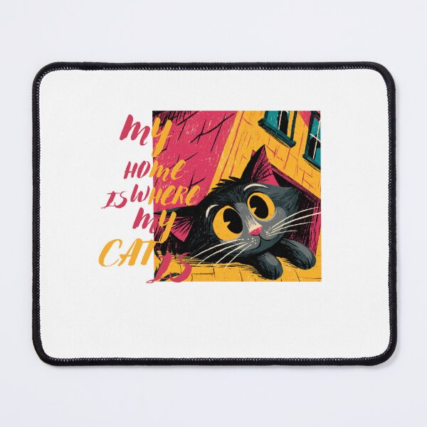 Item preview, My Home Is Where My Cat Is.  designed and sold by OutOfTheBubble.