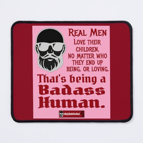 Item preview, Badass Human Love their Children (Pink) *More Colors Available in Collection designed and sold by OnlyDadsForReal.